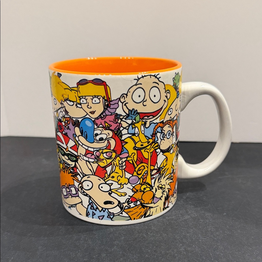 Nickelodeon Rugrats Coffee Mug Rocko Hey Arnold Angry Beavers Ren & Stimpy